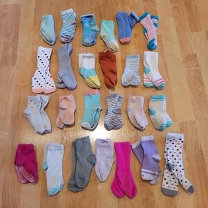 Toddler Sock Bundle 25 Pairs Size 12-36 Months